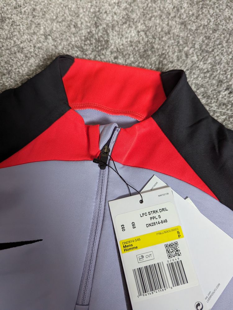 Liverpool FC Drill top RRP £60 SMALL MENS  BNWT 3