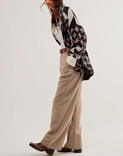 Patterned Knit Cardigan obraz 3