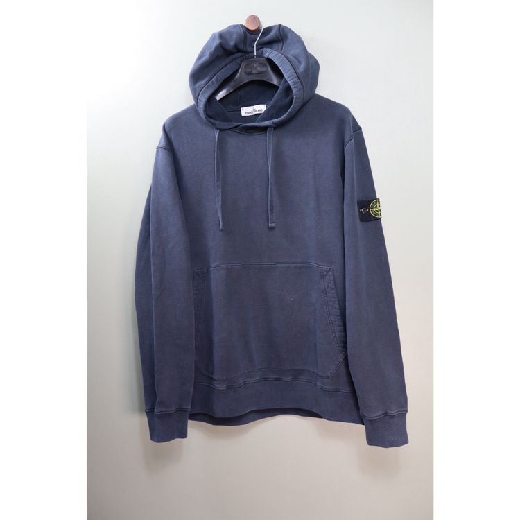 Stone Island Navy Hoodie image 1
