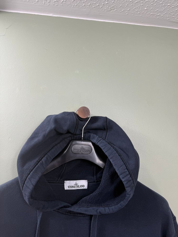 Stone Island Navy Hoodie image 4