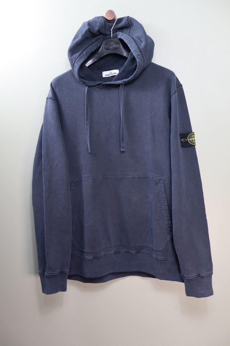 Stone Island Navy Hoodie image 3