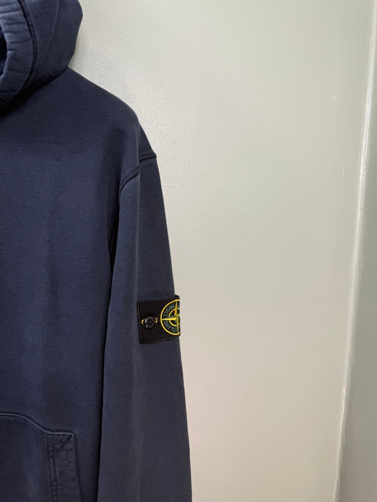 Stone Island Navy Hoodie image 5