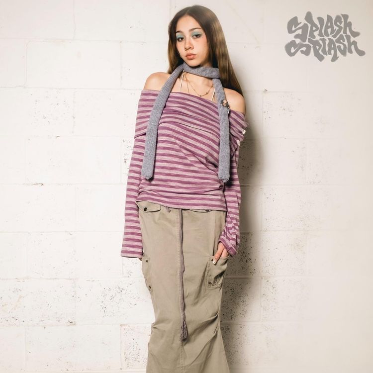 Other Double Punch Off Shoulder Knit Top product image