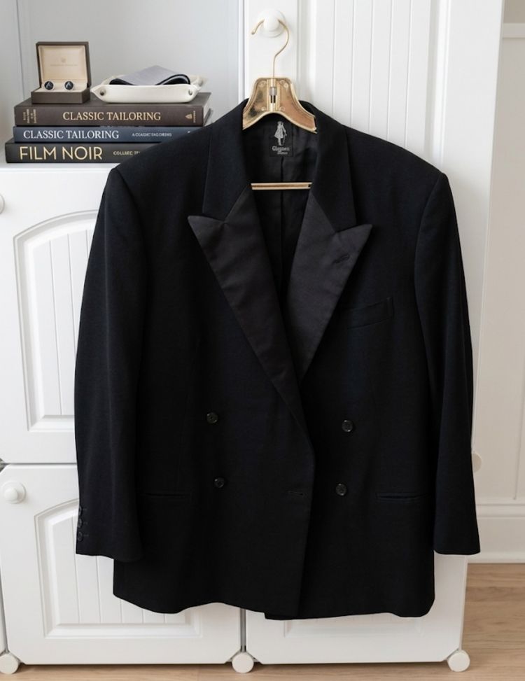 Other Chiussi Milano Black Double-Breasted Blazer product image