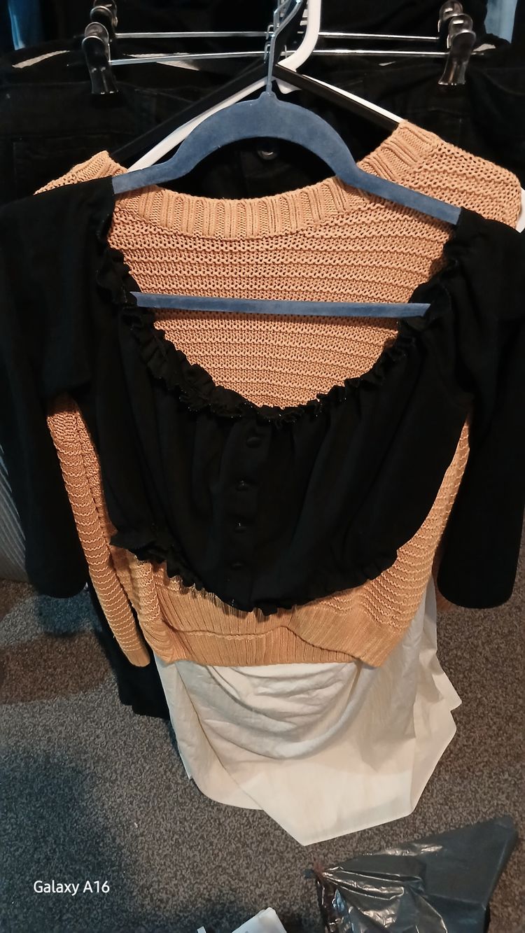 New Look New Look Black Buttoned Top product image