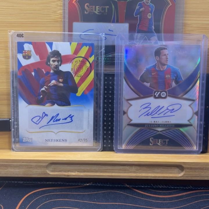 Etnia Barcelona Lote 3 autos - Barcelona - Gavi Select Red Prizm 24-25+Belletti select Silver + Neeskens /75 125 anniv product image
