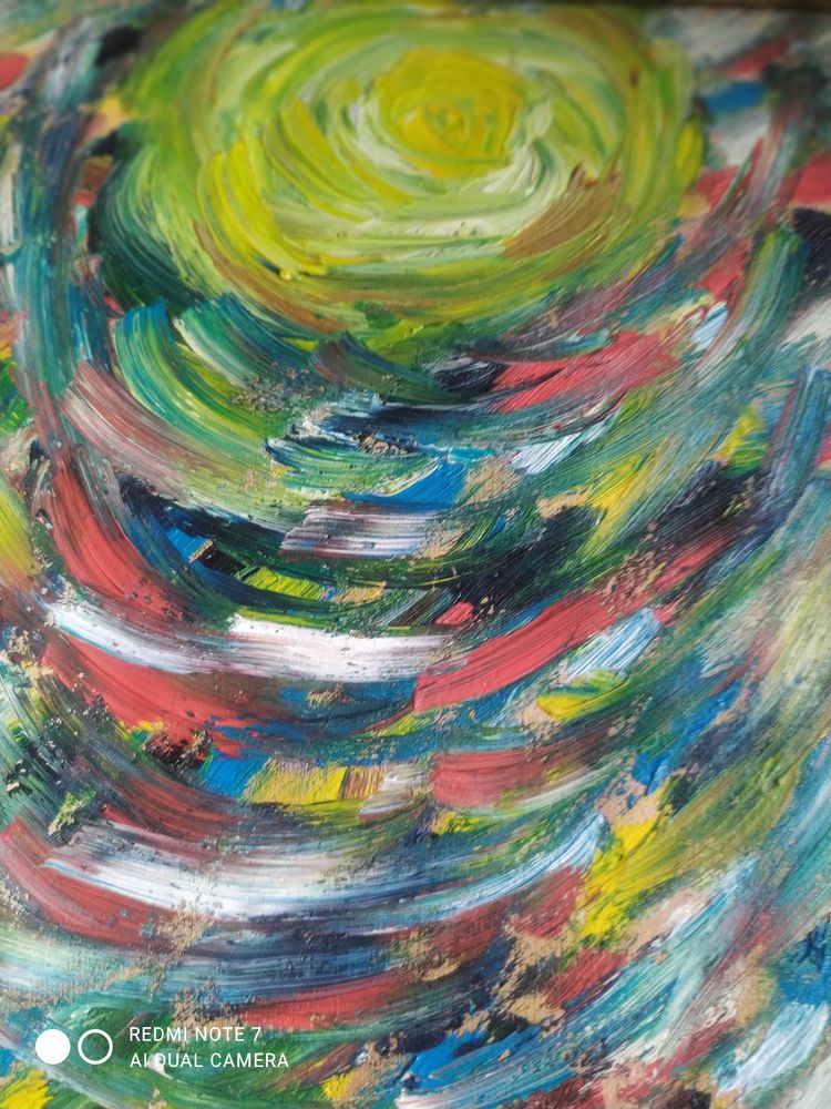 Framed Abstract Painting