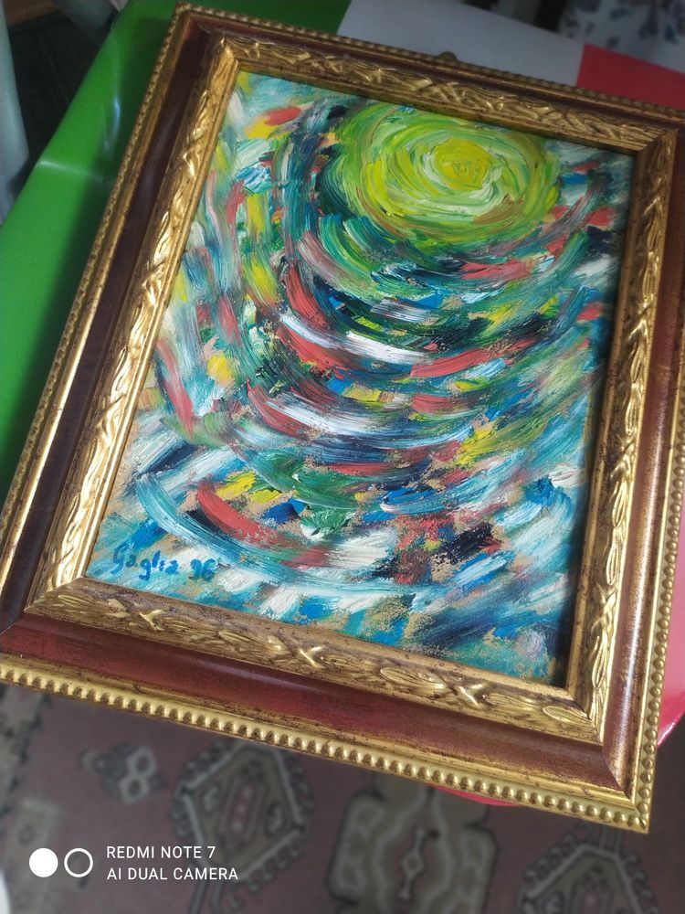 Framed Abstract Painting image 2