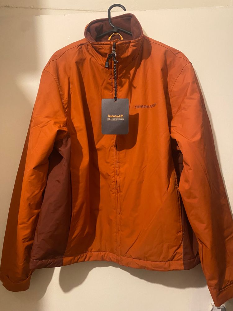 Timberland orange jacket
