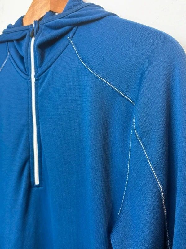 Calvin Green Blue Hooded Pullover image 2