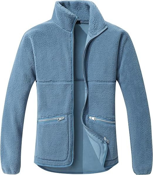 Immagine di Blue Fleece Zip-Up Jacket 3