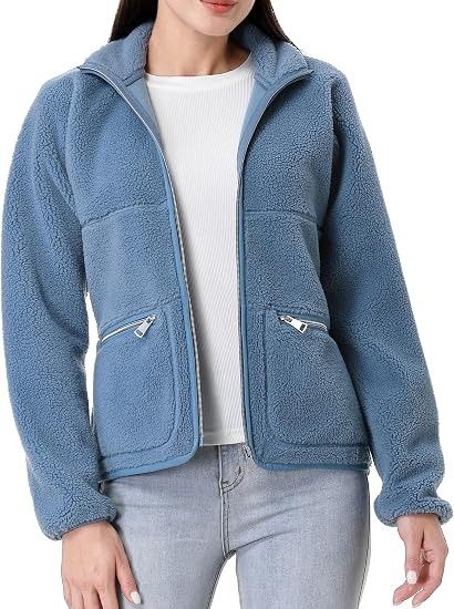 Immagine di Blue Fleece Zip-Up Jacket 2