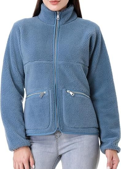 Immagine di Blue Fleece Zip-Up Jacket 4