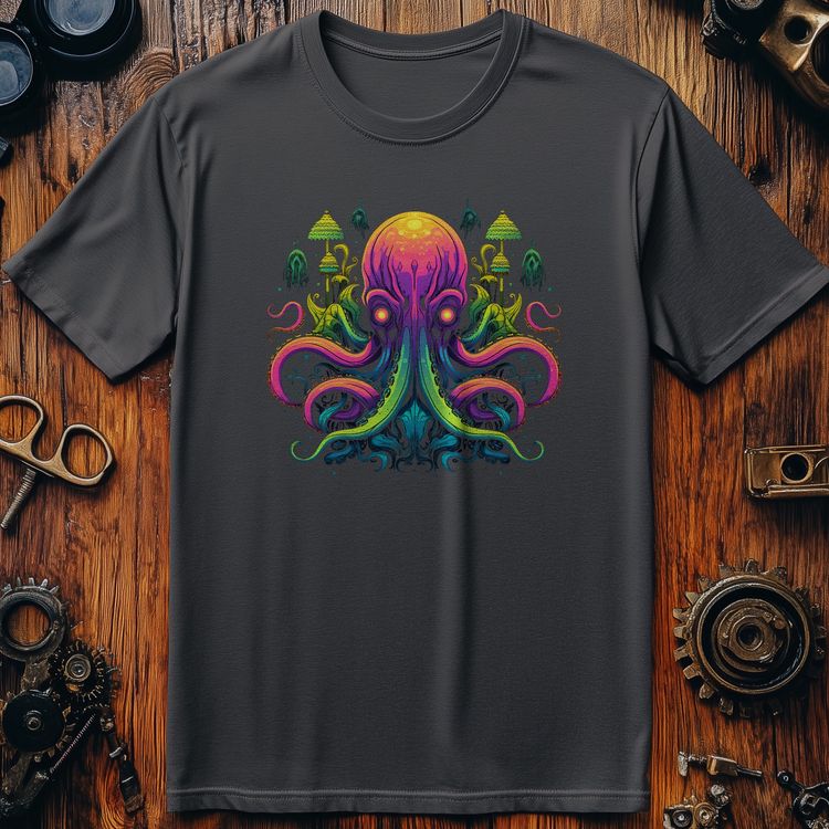 Trippy Octopus T-shirt - Dive into image 4