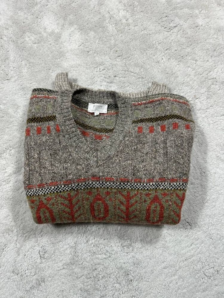 Patterned Knit Sweater