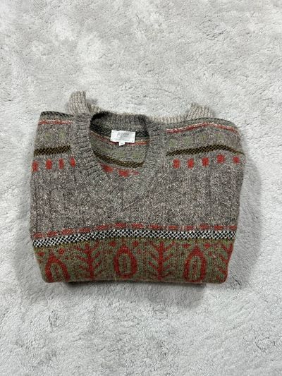 Patterned Knit Sweater