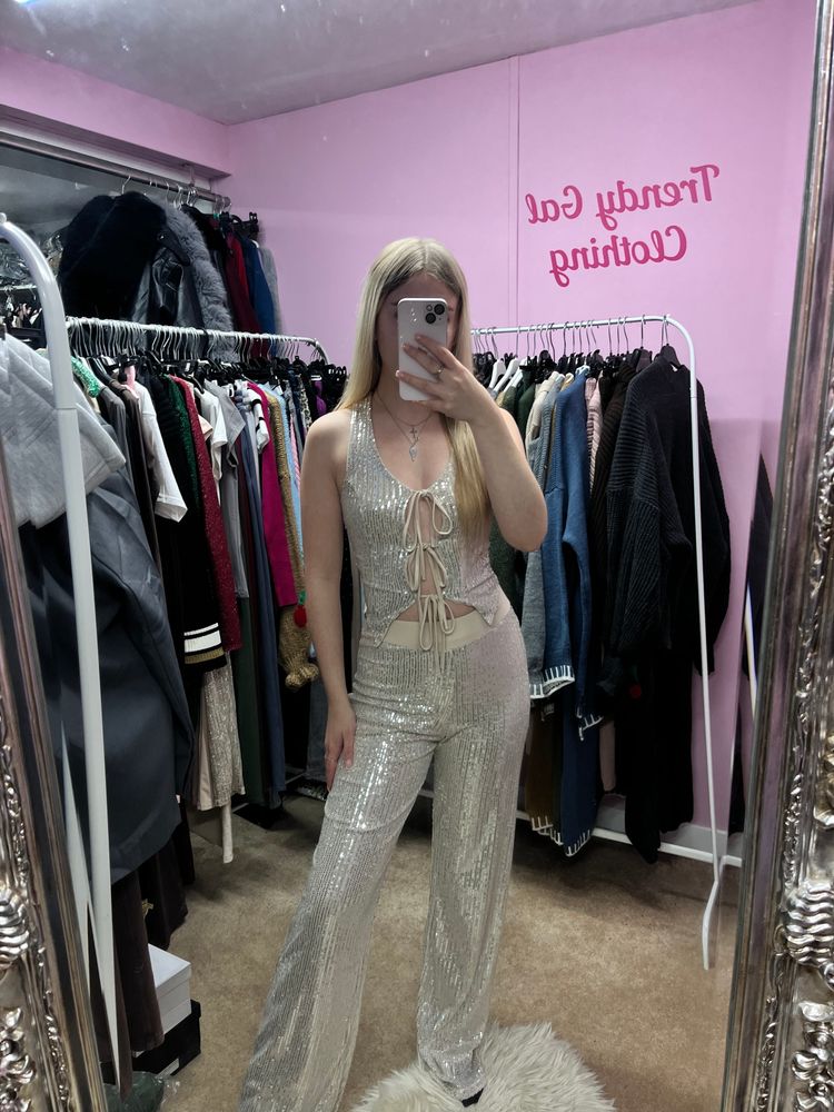 Sparkly waistcoat and trouser set  2