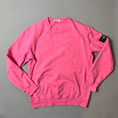 Stone Island Pink Cotton Sweatshirt - XXL