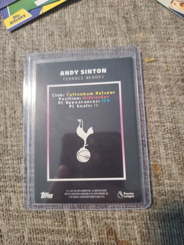 Andy Sinton Football Trading Card 2
