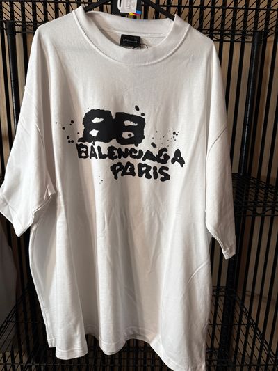 U25 Balenciaga White Tee Brand New