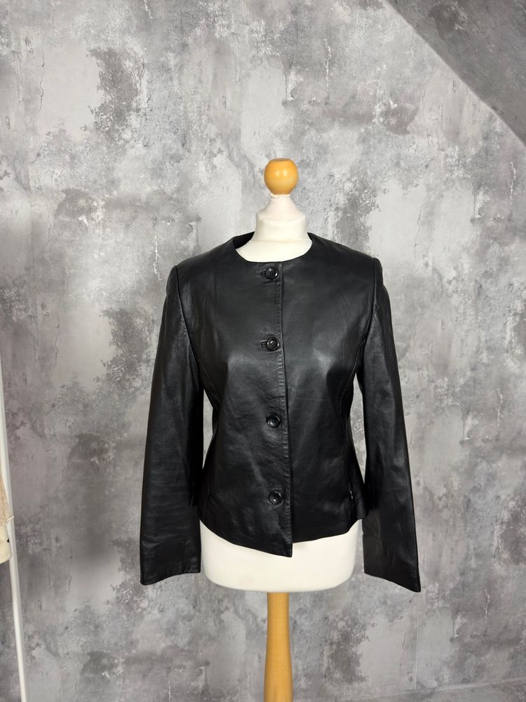 Kurtka Skórzana Black Leather Jacket