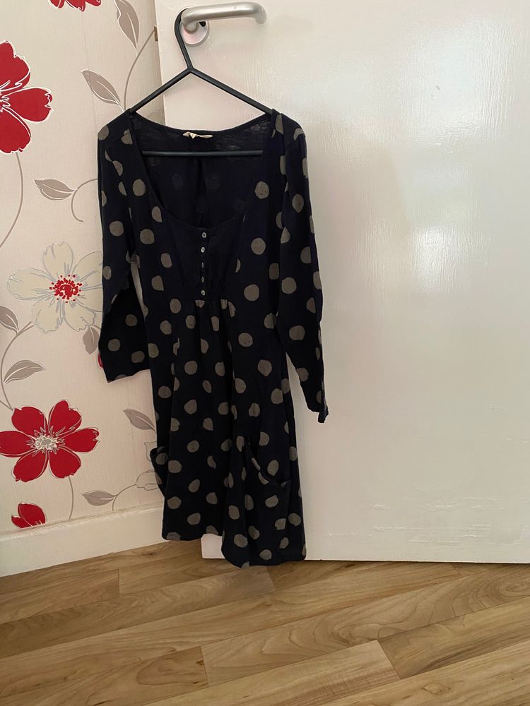 White Stuff polka dot tunic top size 8