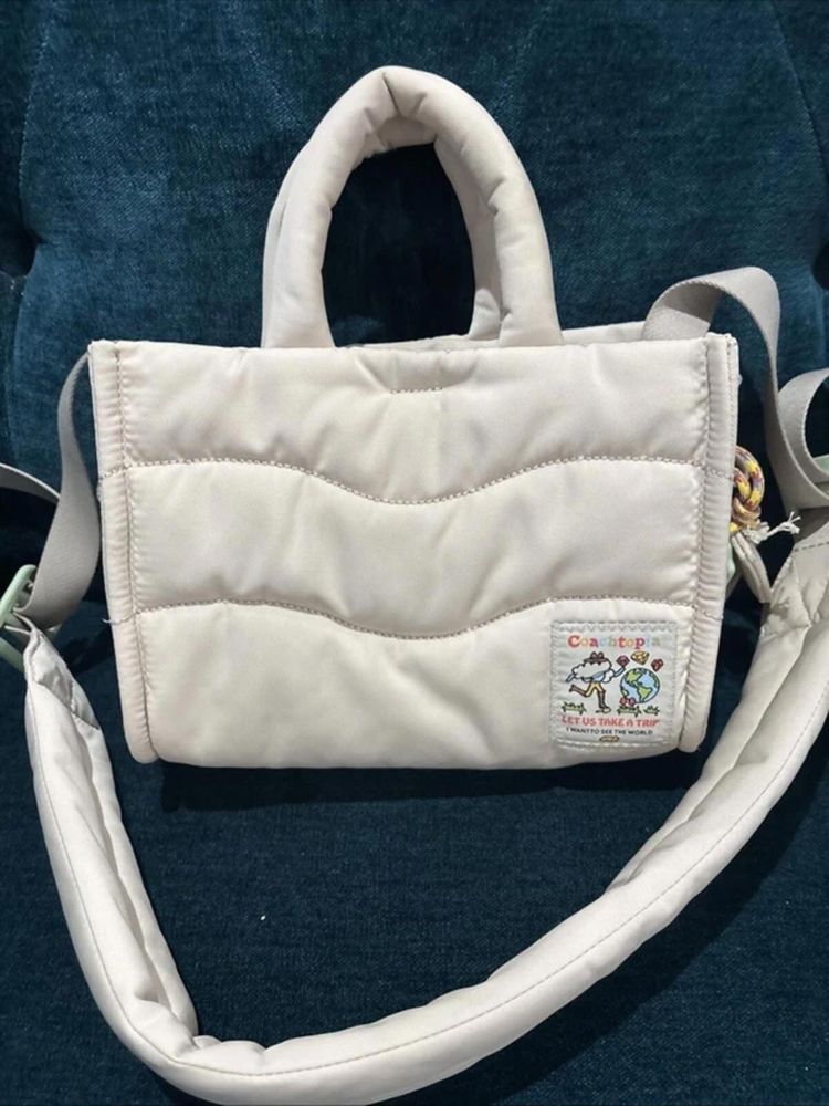 Coach Loop Mini Tote Coachtopia Beige Quilted Bag BN Ltd Edition image 3