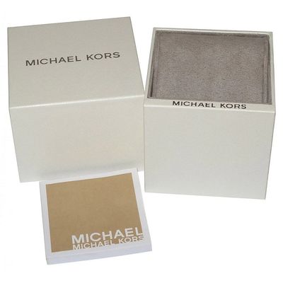 Michael Kors Women’s Watch Stainless Steel Silver Strap With Beige Dial And Crystals MK3218 2