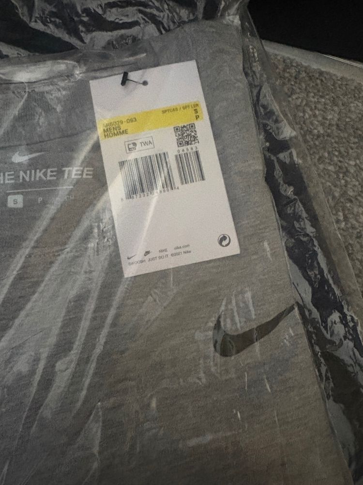 Nike Grey T-Shirt obraz 2