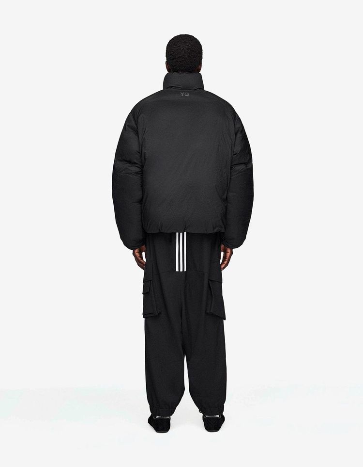 Y-3 Black Puffer Jacket 2
