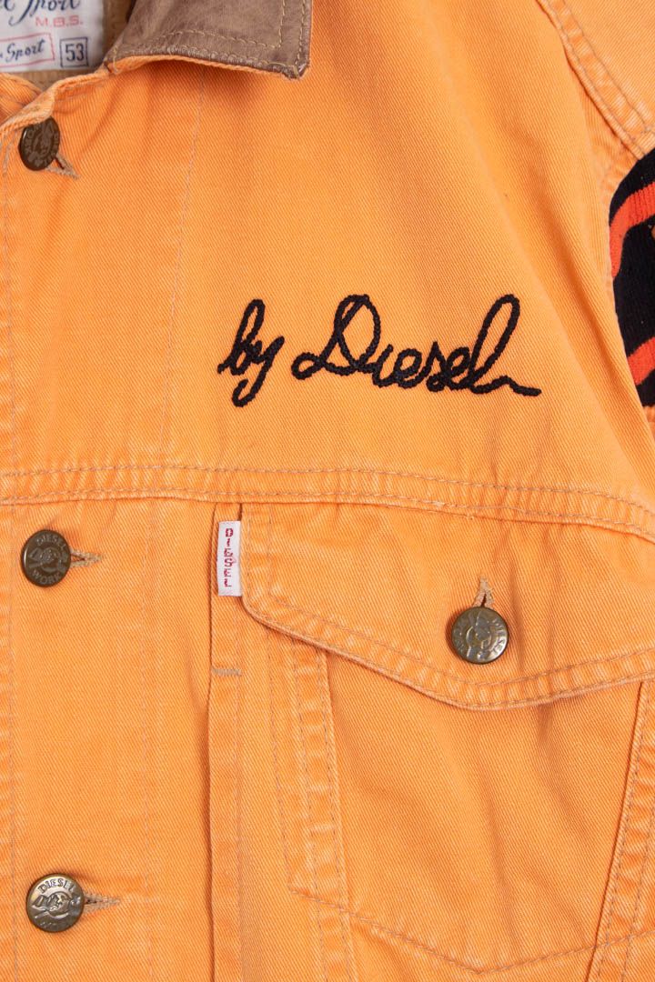 Women's Diesel Cropped Denim Jacket (S) image 4