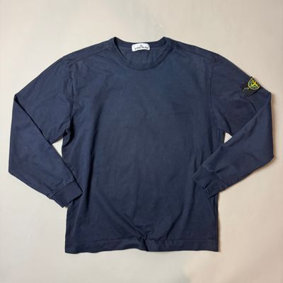 Stone Island Navy Lightweight Sweatshirt - XL