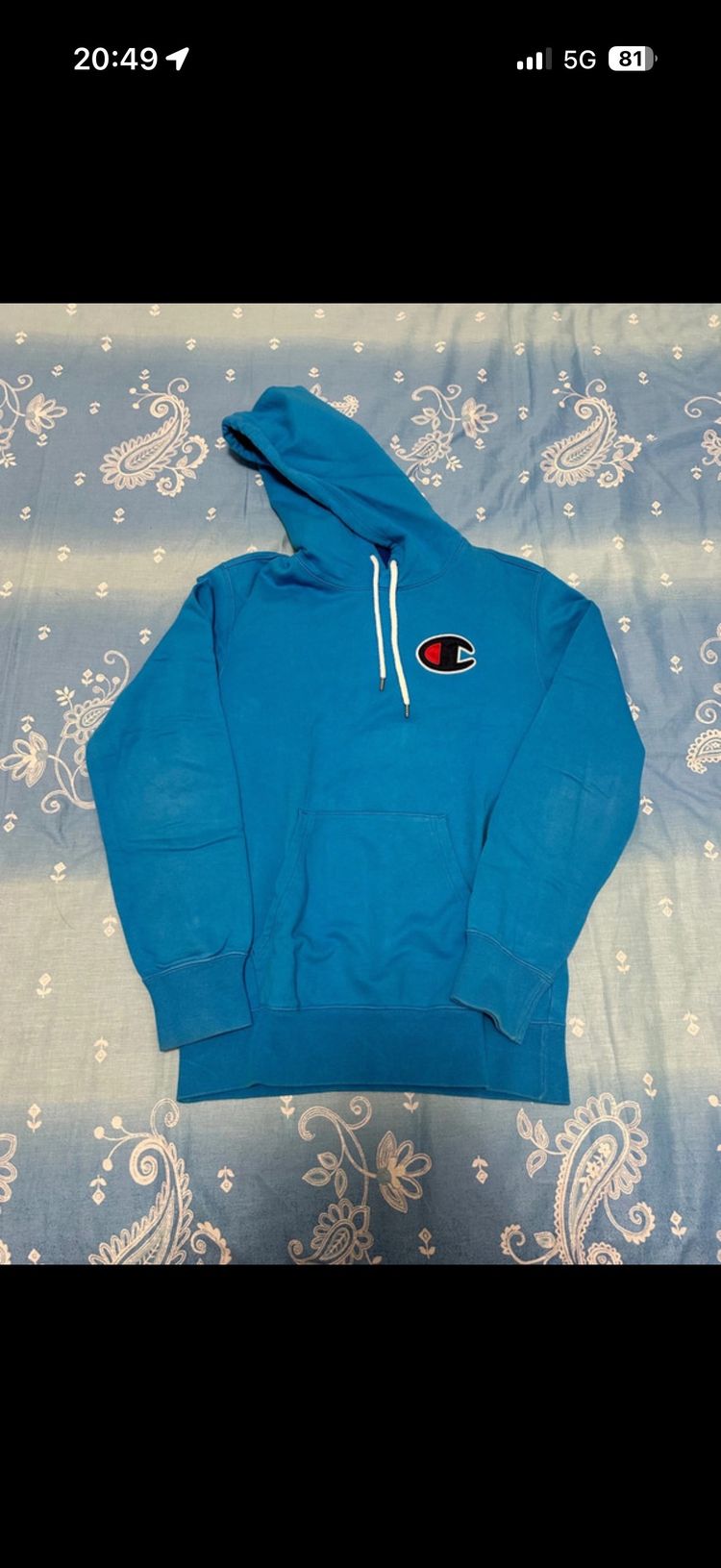 Champion Blue Hoodie