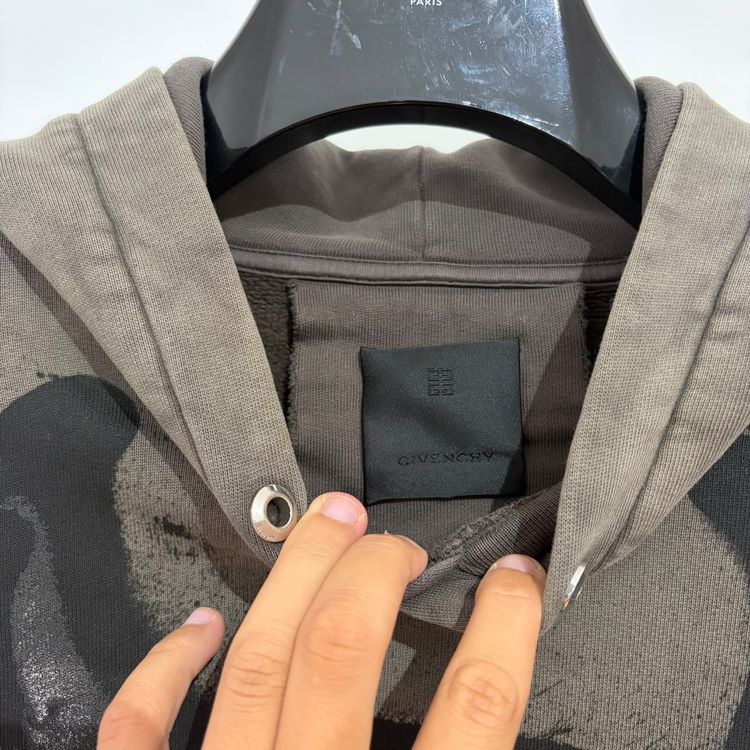 Givenchy x Chito Grey Chito Dog Graffiti Oversized Hoodie image 2