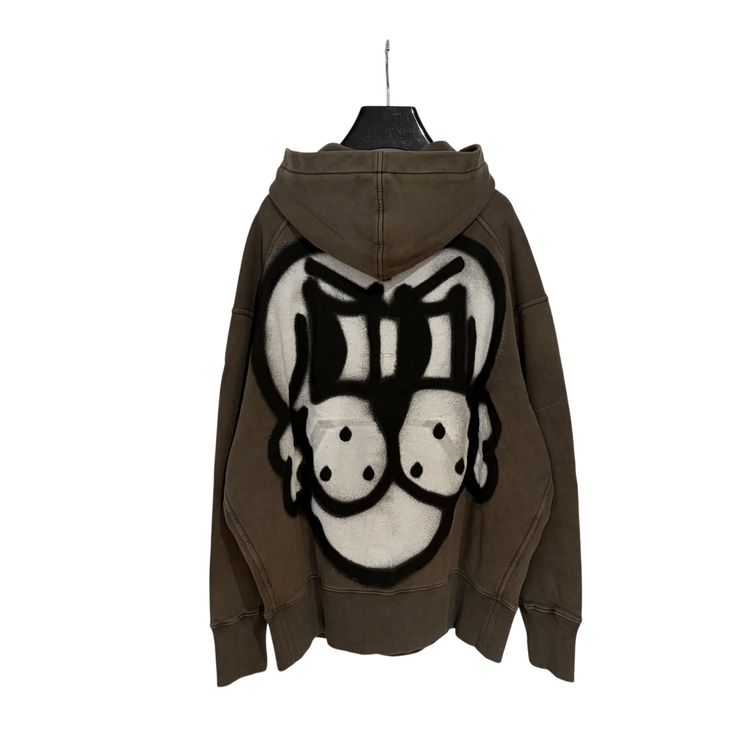 Givenchy x Chito Grey Chito Dog Graffiti Oversized Hoodie image 10