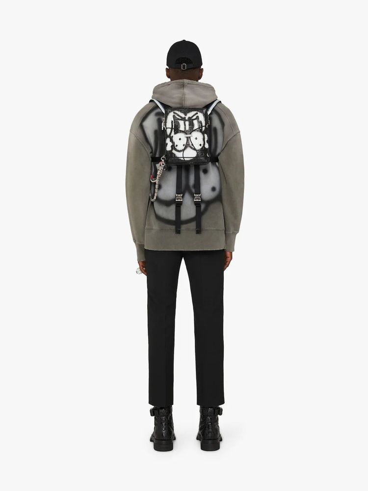 Givenchy x Chito Grey Chito Dog Graffiti Oversized Hoodie image 5