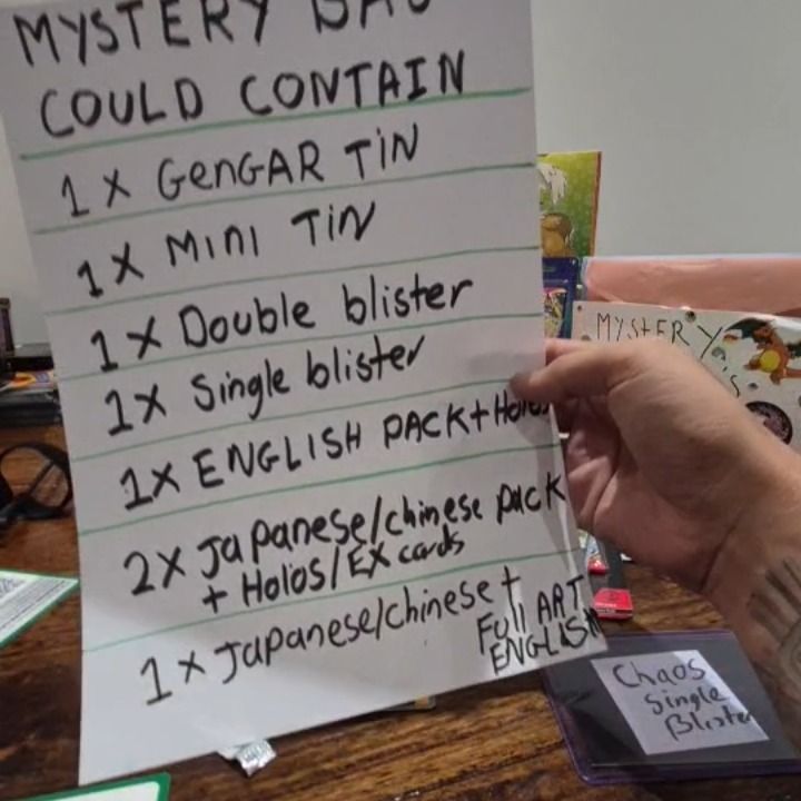 Other 3X MYSTERY EVVELOPE  imagen del producto