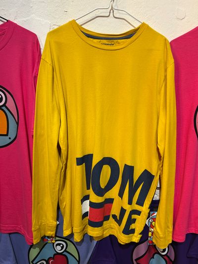 Tommy Jeans Yellow Long Sleeve Shirt
