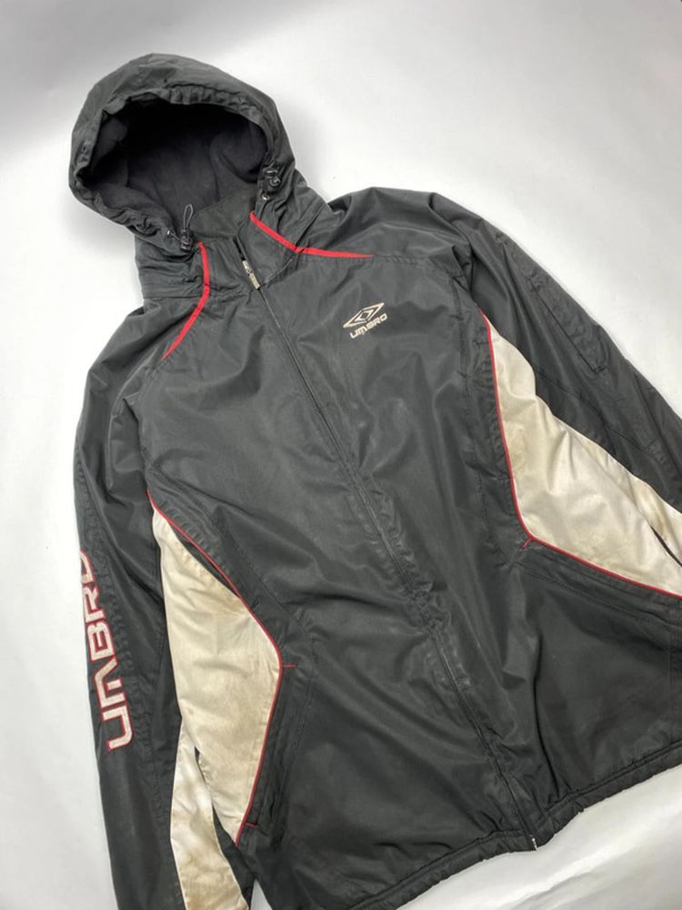 Umbro Black & Silver Hooded Winter Jacket (Men’s XL) obraz 10