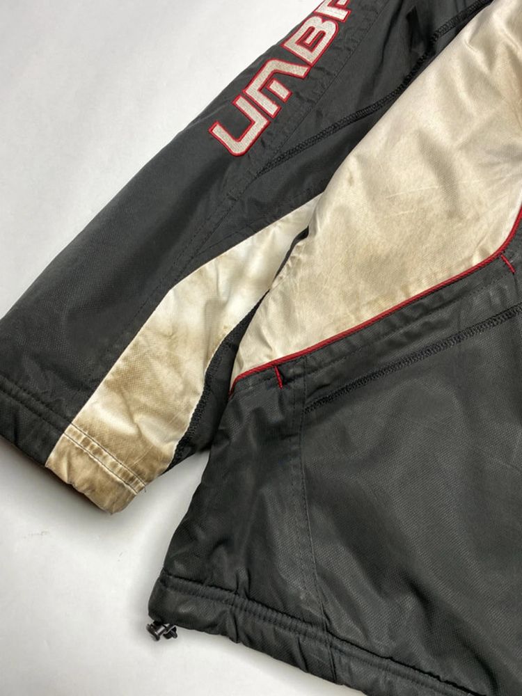 Umbro Black & Silver Hooded Winter Jacket (Men’s XL) obraz 12