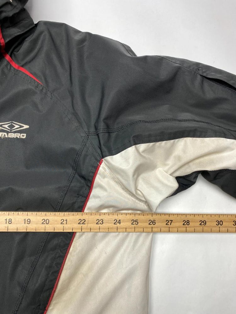 Umbro Black & Silver Hooded Winter Jacket (Men’s XL) obraz 5