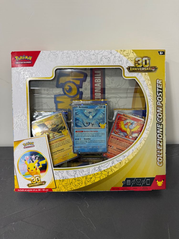 Pokémon 30Th Anniversary Card Collection With Poster