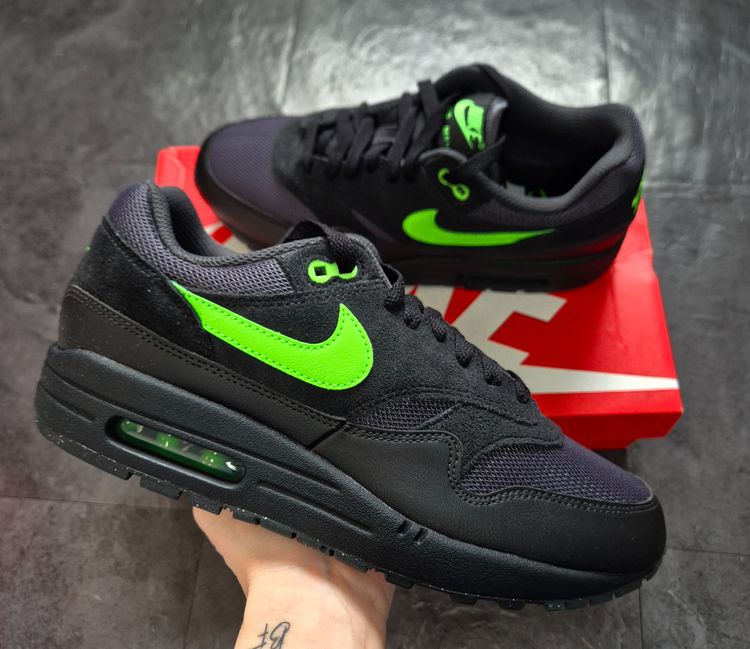 Nike Airmax 1 Neon Green Swoosh