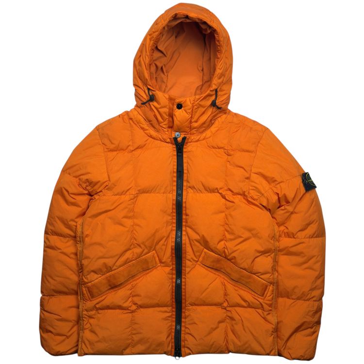 A/W 19 Stone Island Crinkle Reps NY Down Puffer Jacket - Orange image 1