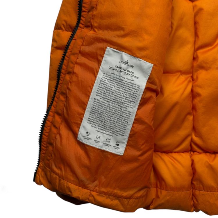 A/W 19 Stone Island Crinkle Reps NY Down Puffer Jacket - Orange image 4