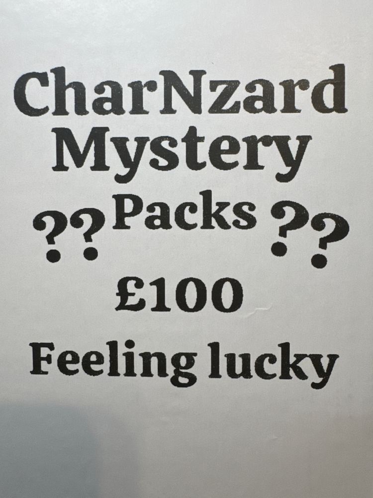 Charnzard Mystery Packs