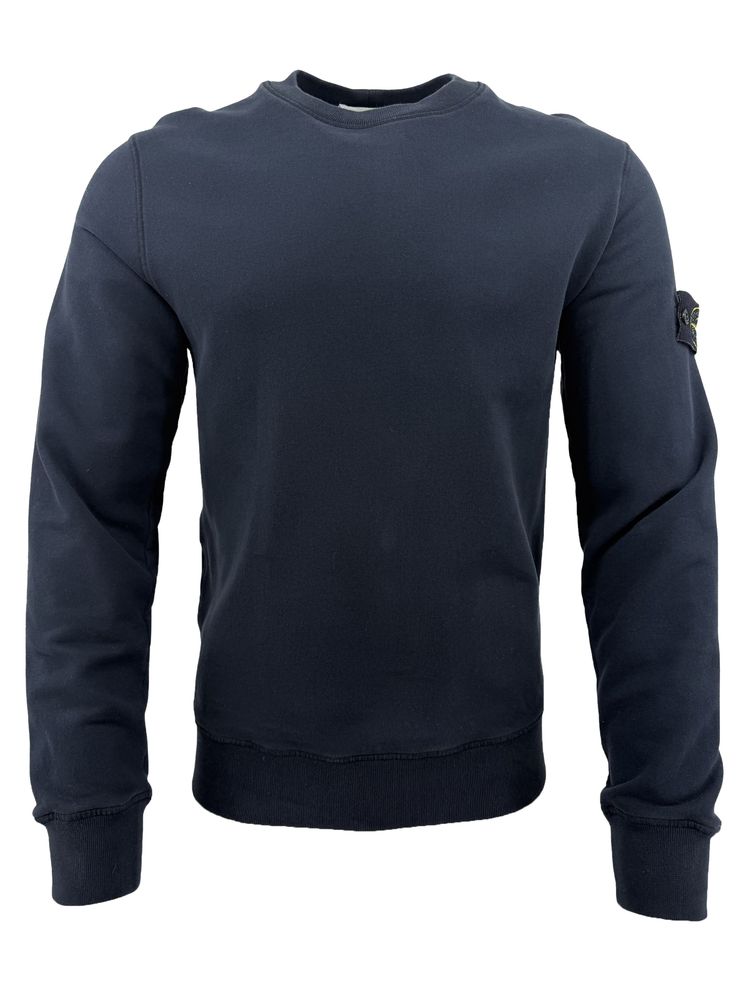 Stone Island Badge Sweatshirt - Navy (515475414)