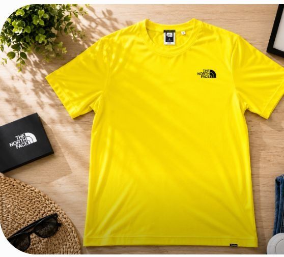 The North Face Yellow Men'S T-Shirt image 1