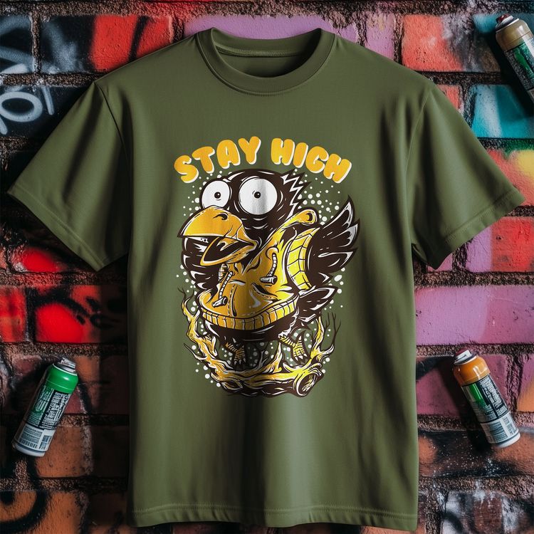 Stay High Bird T-Shirt - Feathered US image 5