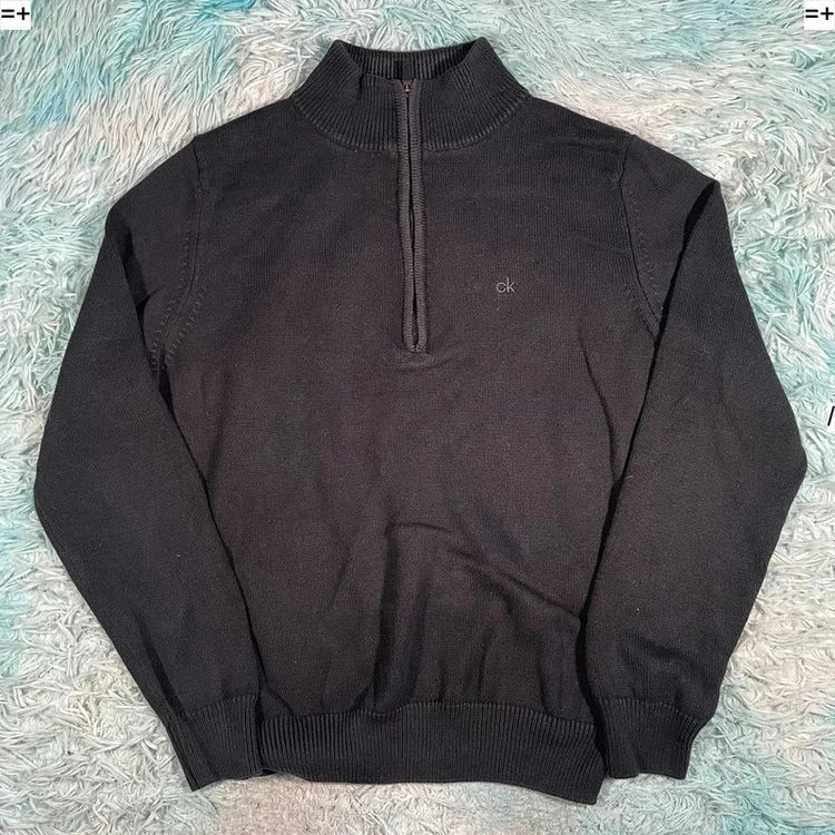 Black Calvin Klein Golf Knitted Jumper - Medium